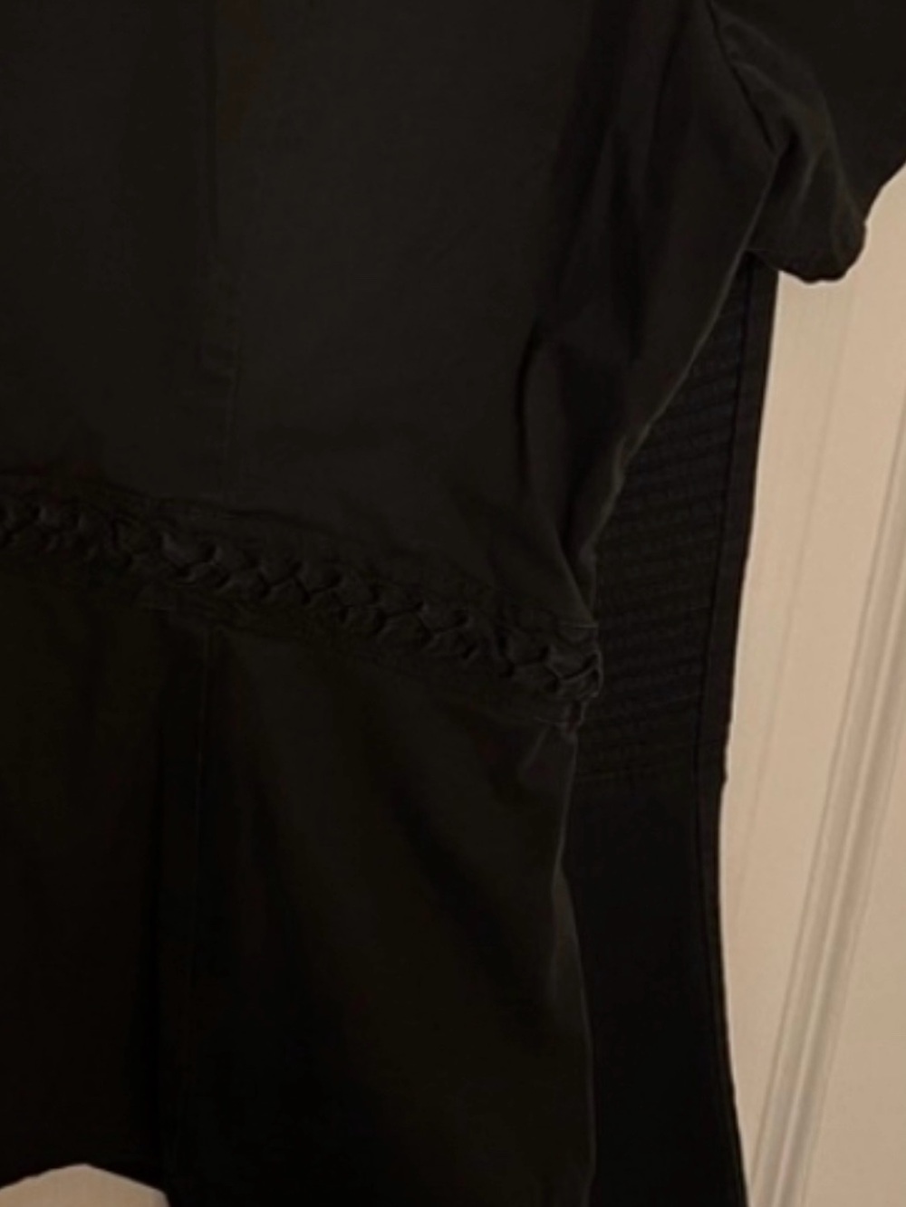 Jaanuu Black & Gold Scrub Set. Medium Top, Small Pants Scrubs - Picture 7 of 7